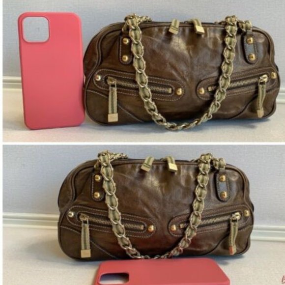 sac Gucci en cuir Brun Métalisé - Picture 2 of 10